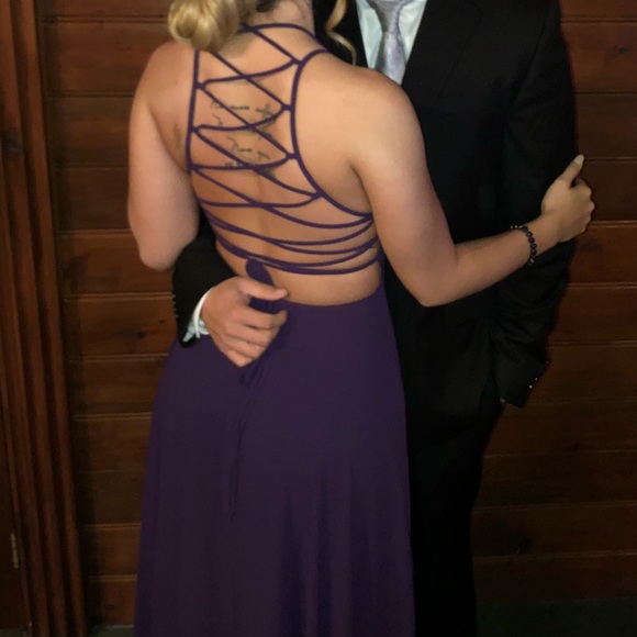 Purple formal dress - Picture 3 of 3